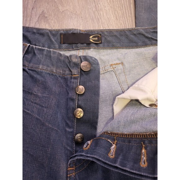 Men's Just Cavalli Ittierre‎ Button Fly Denim Blue Jeans Size 38 x 34 NWOT - Picture 5 of 16